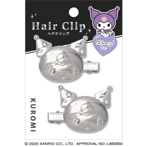 【先行受注】 シルバーヘアクリップ　サンリオキャラクターズ　 予約〆10/22