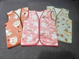 アニマル 裏ボア スリーパー  ルームウェア 防寒 ベスト 着る毛布 裏ボアベスト クマ 熊 パンダ 羊 白熊