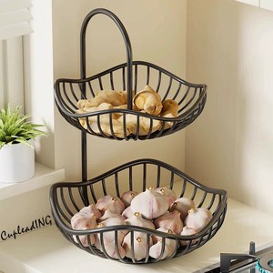 【定番商品】早い者勝ち 多層式キッチン収納 コーナー収納 野菜・調味料収納ラック キッチンインテリア