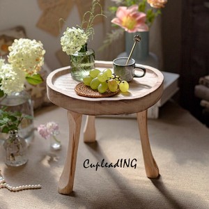 シーズン商品 早い者勝ち【天然木製花器台】多肉植物スタンド ベランダガーデン収納 インテリア雑貨