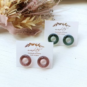 Pierced Earrings Silver Post