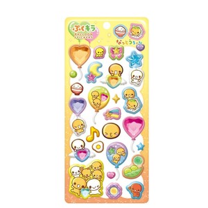 ■2025AW　先行予約■　平成メモリー　ぷくキラバルーンステッカー　なっとうちゃん