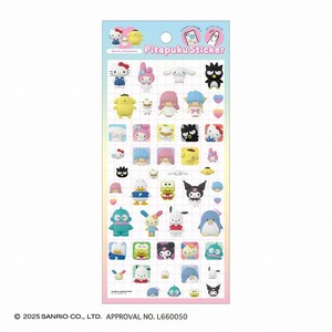 ■2025AW　先行予約■　サンリオキャラクターズ　ぴたぷくステッカー