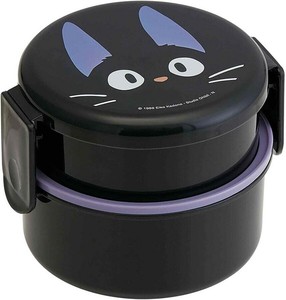 スケーター 【予約販売】丸型ランチボックス（2段）魔女の宅急便／ジジ