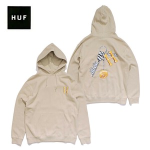 ハフ【HUF】KEYS TO THE CITY P/O HOODIE フード パーカー フーディー プルオーバー ロゴ メンズ