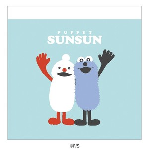 ■2025AW　先行予約■　PUPPET SUNSUN　スクエアメモ　スンスン＆ノンノン