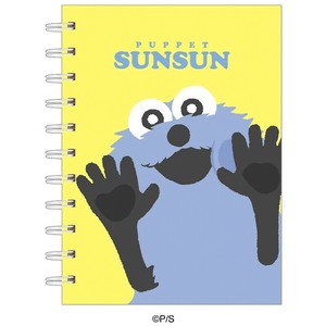 ■2025AW　先行予約■　PUPPET SUNSUN　A6 Wリングノート　スンスン