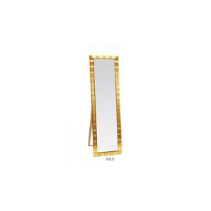 (新)HJ(Hand made in Japan)ミラー(4尺スタンド付)飛散防止付　GOLD・10656