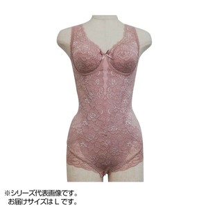 TAMURA Yauco 総レース多機能ボディスーツ TYN90 アッシュローズ L-TYN90-111-L