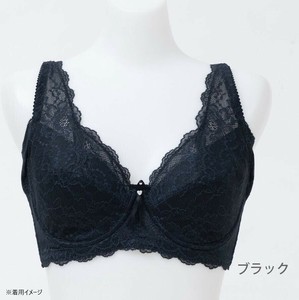 TAMURA yauco 脇高ワイヤー入り フルカップブラジャー ブラック F75 YTC22