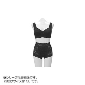 TAMURA Yauco 総レース多機能ブラジャー TYA90 ブラック3L-TYA90-016-3L