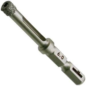 ユニカ 充電ダイヤコアビット セミドライ WAX付 26300