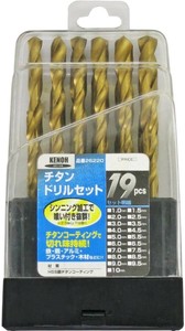 県央貿易 KENOH チタンドリルセット 26220