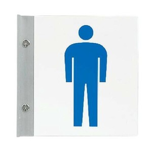 ユニット トイレ表示男セット 842-56A