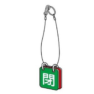 ユニット 両面用表示板　吊り下げロープ付 857-53