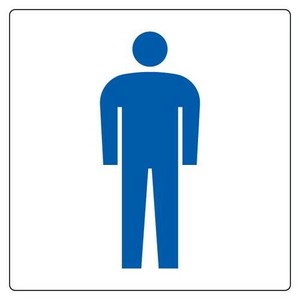 ユニット トイレ表示　大　男子 842-62A