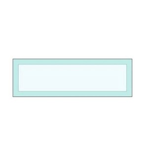 ユニット 床面表示ステッカー　100巾用 819-492