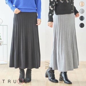 【2025新作】【M〜L】ニットプリーツフレアスカート(N45-011)(5号店) FM5