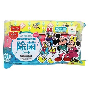 RA除菌シート60枚×3／ミッキー＆フレンズ