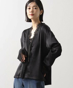 LUサテンレースブラウス