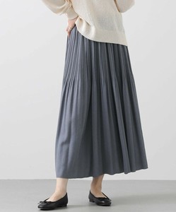 シャンブレープリーツスカート