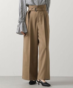 LUハイウエストセミワイドパンツ