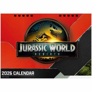 【キャラクター】ジュラシックワールド 復活の大地 2026年卓上カレンダー スケジュール