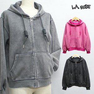Hoodie Pigment Zip-Up Hoodie Cropped Vintage Short Length