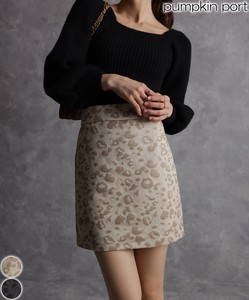 Skirt Leopard Print Mini Skirt