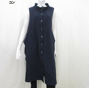【秋物新商品】前開きデザインロングベスト
