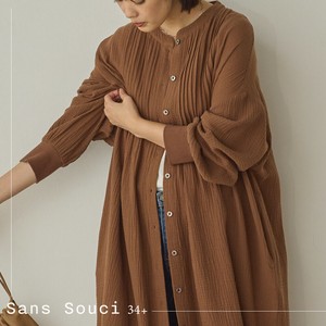 衬衫 细褶衬衫 纱布
