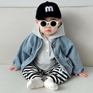 アウター 長袖 デニム 無地 快適 子供 ファッション    MBQ3802