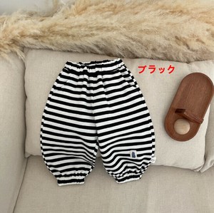 ロングパンツ 束口 ストライプ 無地 快適 子供  ファッション   MBQ3804