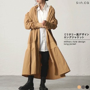 Jacket Ladies fashion Shirring Zipped [A/W]