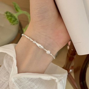 韓国　ブレスレット レディース　ブレスレット シルバー925　メッキ ブレスレット シルバー