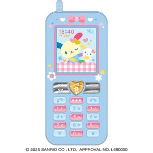 ■2025AW　先行予約■　ウサハナ　ガラケー型ペンケース　水色