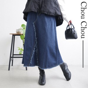 フリンジデニムスカート 2025新作 人気  chouchou東京