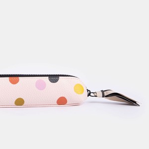 【caroline gardner】PALE PINK DOTTY PENCIL CASE