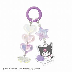 ■2025AW　先行予約■　サンリオキャラクターズ　ぷくっとビーズキーホルダー　クロミ