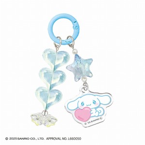 ■2025AW　先行予約■　サンリオキャラクターズ　ぷくっとビーズキーホルダー　シナモロール