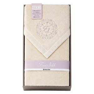 西川 ファインシルク シルクコットン リバーシブル毛布(毛羽部分) FQ82524000 5571-066