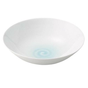 波佐見焼 山口隆作 青白磁鳴門紋8寸鉢 009-360M 5460-100