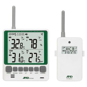 A&D マルチチャンネルワイヤレスマルチチャンネル温湿度計 子機セット AD5664SET