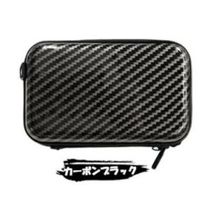 AWESOME(オーサム)　カーボン調 フラットミニハードケース ブラック AS-FMH-C1