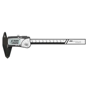 A&D デジタルノギス 軽量 プラスチック データホールド機能 150mm AD5765A150