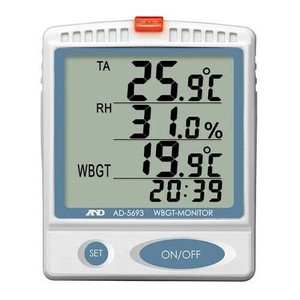 A&D 熱中症指数モニター 壁掛・卓上型 AD5693