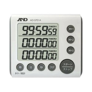 A&D 3チャンネル 100時間デジタルタイマー AD5701A