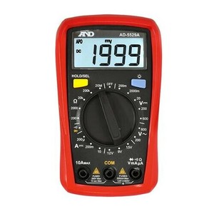A&D デジタルマルチメータ 直流・交流電圧測定 テストリードスロット付 AD5529A