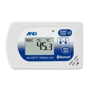A&D BLE温度2CHデータロガー さーもろぐ 防水仕様 Bluetooh対応 ios対応 AD5327TT