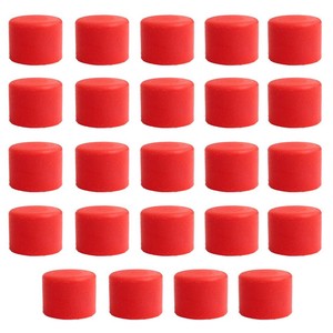 ホイールナットカバー 24個入り 19/21HEX レッド AS-WNC24-04
